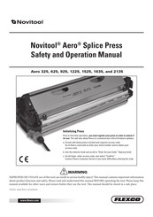 Novitool Aero 325 Safety And Operation Manual