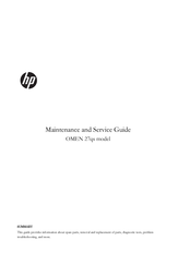 HP OMEN 27qs Maintenance And Service Manual
