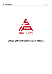 SiAECOSYS VOTOL EM Series Program Manual