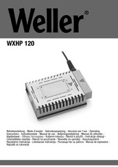 Weller WXHP 120 Operating Instructions Manual