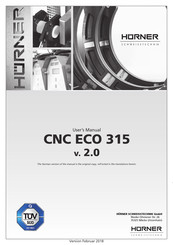 HURNER CNC ECO 315 User Manual