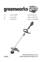GreenWorks STE457 Operator's Manual