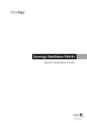 Synology DiskStation DS415+ Quick Installation Manual