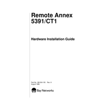 Bay Networks Remote Annex 5391/CT1 Hardware Installation Manual