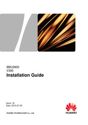 Huawei BBU3900 V300 Installation Manual