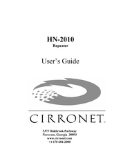 Cirronet HN-2010 User Manual
