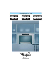 Whirlpool AMW 470 Instructions For Use Manual