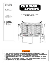 Trainor Sports 18201920150US Owner's Manual