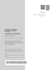 LG 65QNED866QA Owner's Manual