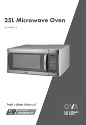 GVA G25MWS15 Instruction Manual
