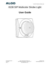 Algo 8138 User Manual