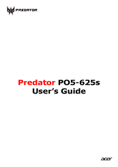 Acer Predator PO5-625s User Manual