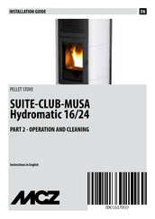 Mcz SUITE-CLUB-MUSA Hydromatic 16/24 Installation Manual