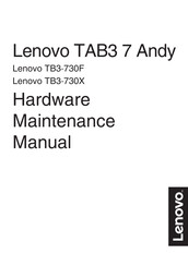 Lenovo TB3-730X Hardware Maintenance Manual