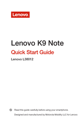 Lenovo L38012 Quick Start Manual