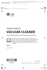 LG A9K-PRO1G Owner's Manual