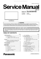 Panasonic TH-32CS510S Service Manual