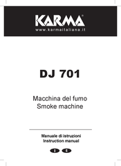 Karma DJ 701 Instruction Manual