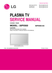 LG 50PX950-AA Service Manual