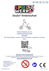 SPIELWERK Deuba DBLR002 Manual