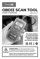 Simply OBD001 User Manual