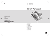 Bosch Professional GKS 130 Original Instructions Manual