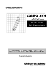 Shibaura BE30 Instruction Manual