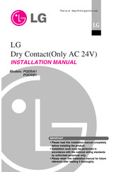 LG PQDSB1 Installation Manual