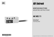 RSF Elektronik MS AK MS 11 Mounting Instructions