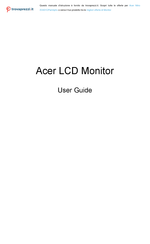 Acer XV431C User Manual