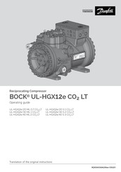 Danfoss BOCK UL-HGX12e CO2 LT Operating Manual