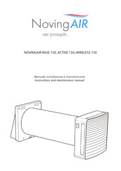 NovingAIR BASE 150 Instruction And Maintenance Manual