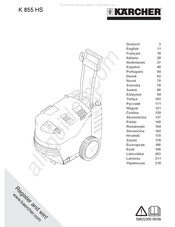 Kärcher K 855 HS Manual