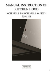 Kernau KCH 3561.1 W Manual Instruction