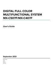 Sharp MX-C407F User Manual
