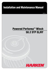 Harken Powered Performa Winch 50.2 STP EL Installation And Maintenance Manual