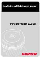 Harken Performa Winch 60.3 STP Installation And Maintenance Manual