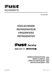 Fust Novamatic KS 188.2-IB Instruction Book