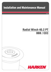Harken Radial Winch 40.2 PT BBB Installation And Maintenance Manual