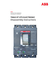 ABB Sace Tmax XT XT5 THERMOMAGNETIC Disassembly Instructions Manual