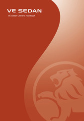 HOLDEN VE Sedan 2007 Owner's Handbook Manual