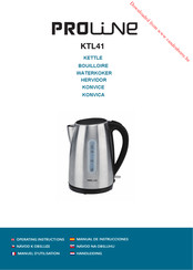 Proline KTL41 Operating Instructions Manual