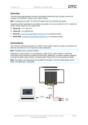 DTC SOL8SDR-C Quick Start Manual