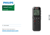 Philips VoiceTracer DVT1160 User Manual
