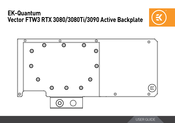 Ek-Quantum Vector FTW3 RTX 3080Ti User Manual