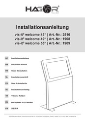 HAGOR vis-it welcome 55 Installation Manual