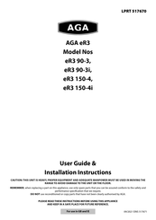 AGA eR3 90i User's Manual & Installation Instructions