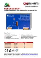 Camtec HSEUREG Series Manual