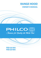 Philco PEB 629 BIX Owner's Manual