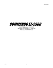 Megalarm COMMANDO EZ-2500 Installation Manual
